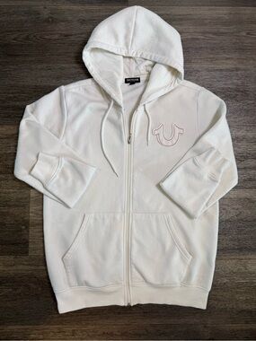 True Religion Mens Zip-Up Hoodie